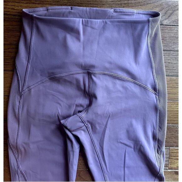 Lululemon Clear the court Leggings Figue Pink size 6 - Picture 5 of 12